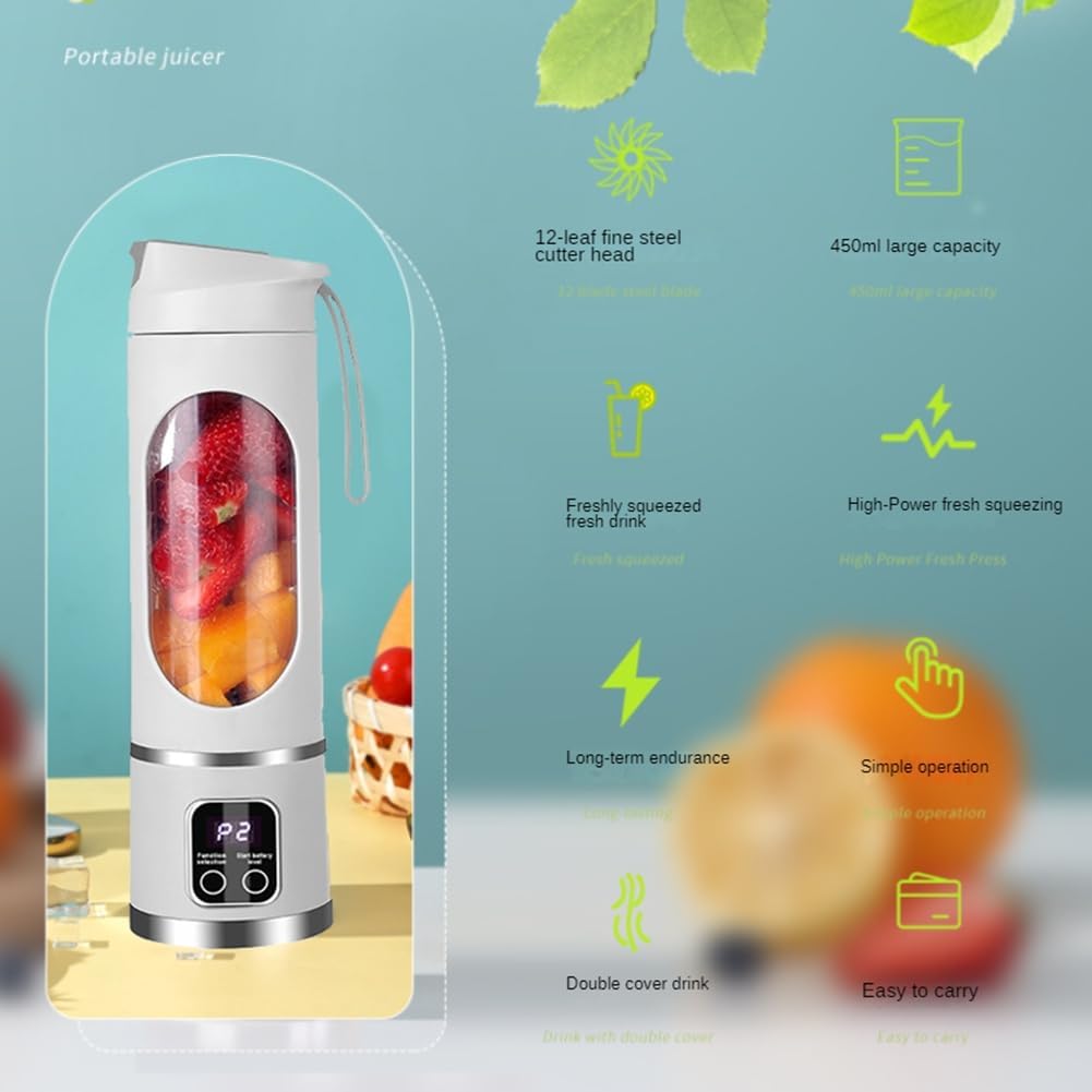Frullatore elettrico portatile con batteria ricaricabile USB
