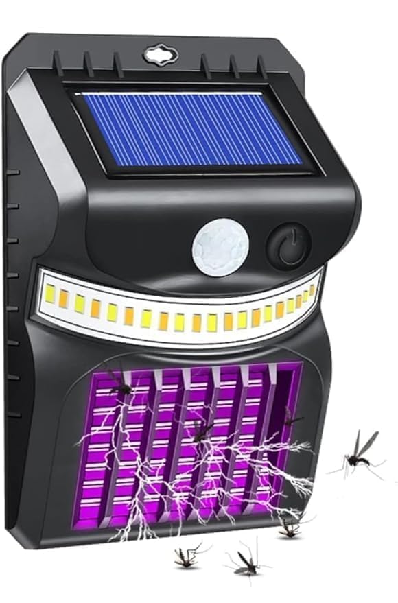 Lampa Antizanzare da Esterno con Ricarica Solare
