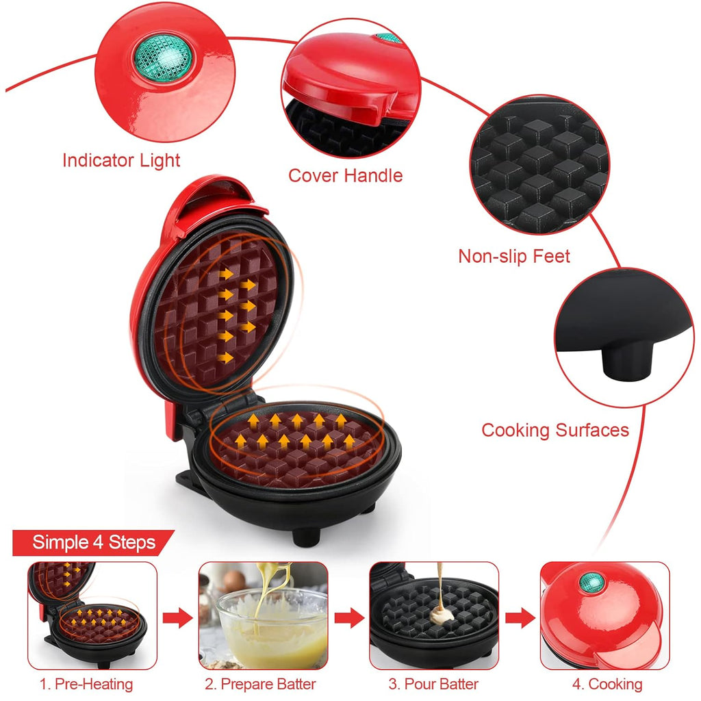 Piastra per waffle Antiaderente