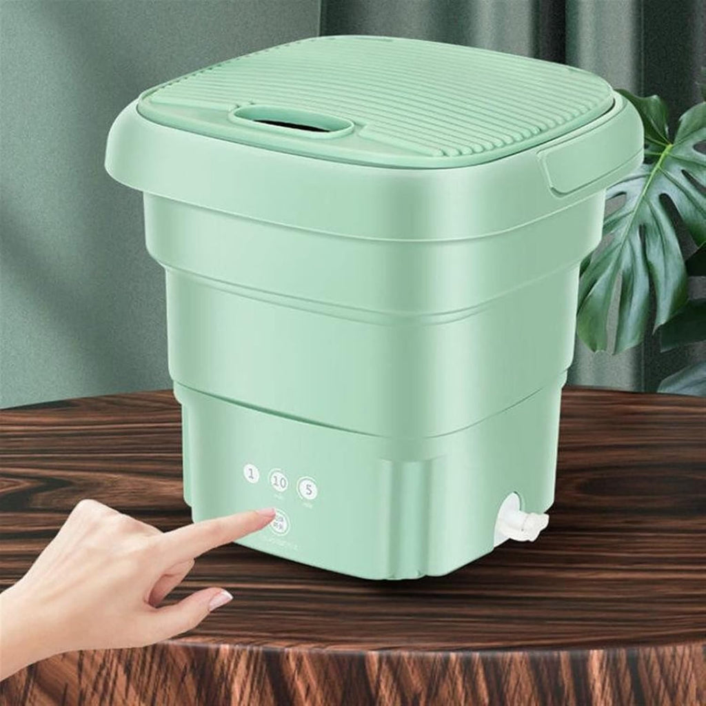 Lavatrice Portatile Pieghevole con Centrifuga Automatica