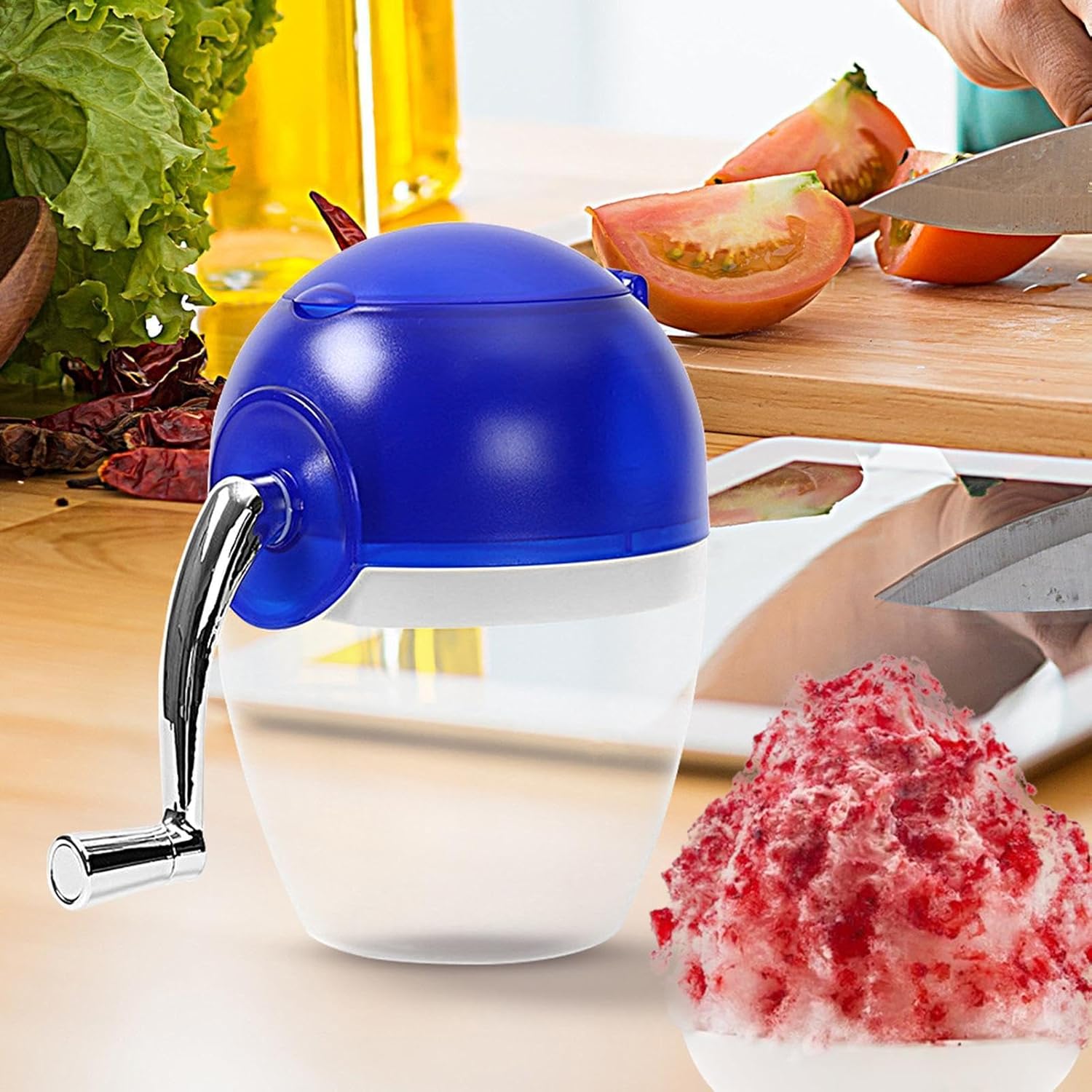 Trita Ghiaccio e Frutta Professionale Macchina Manuale per Granite Gelati Cocktail