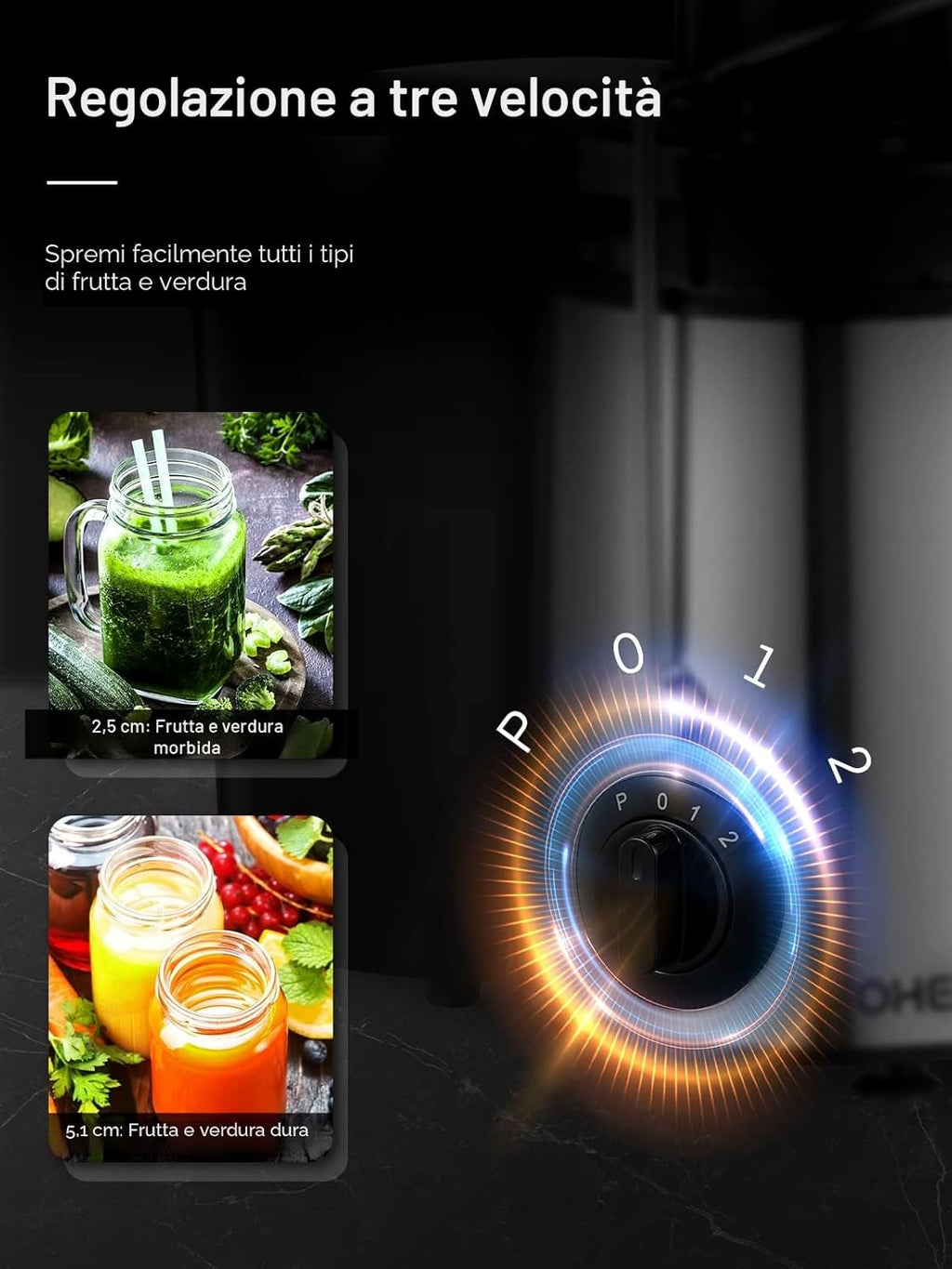 Macchina per succo di frutta e verdura centrifuga