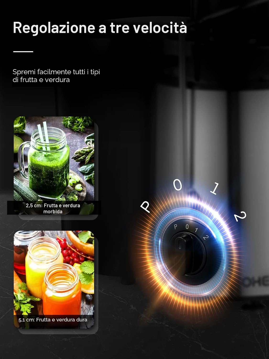 Macchina per succo di frutta e verdura centrifuga