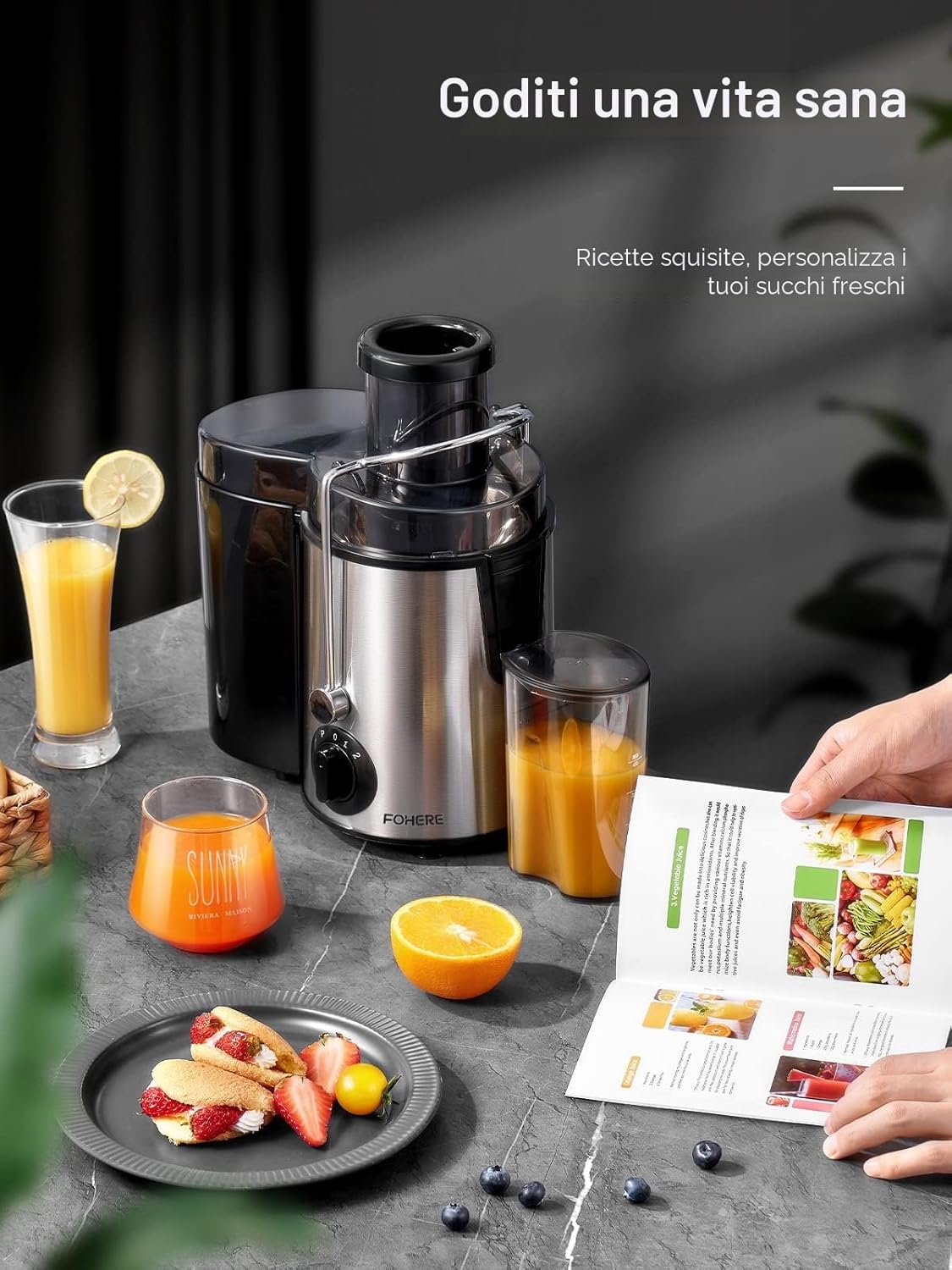 Macchina per succo di frutta e verdura centrifuga